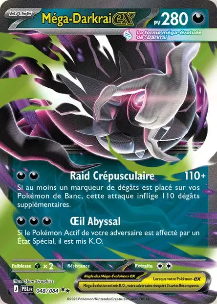 048/084 Mega Darkrai EX - Nuit Noire