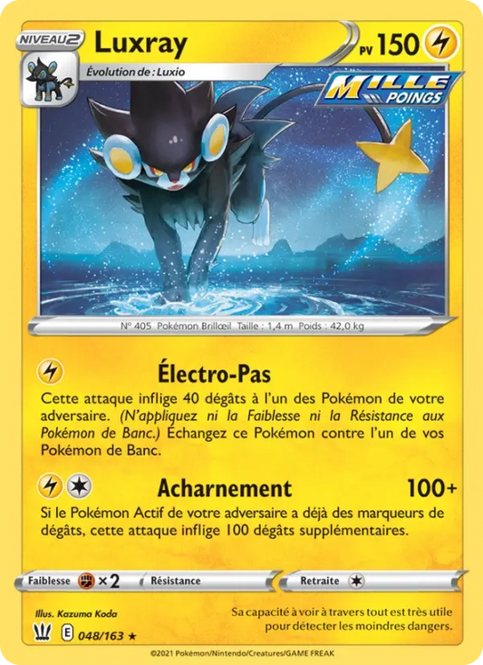 048/163 Luxray Holo - Styles de Combat