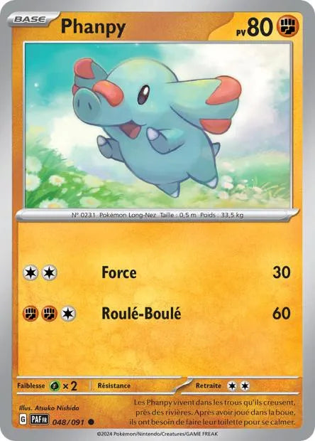 048/091 Phanpy Reverse - Destinées de Paldea