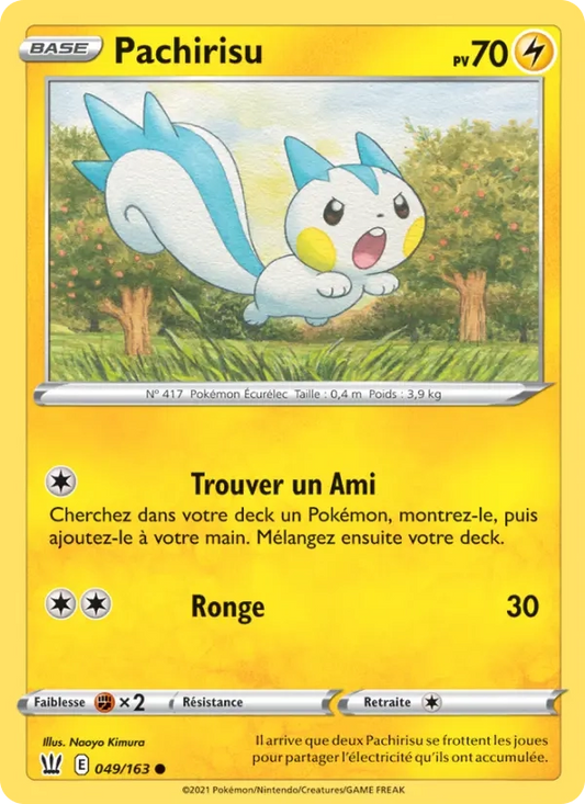 049/163 Pachirisu Reverse - Styles de Combat