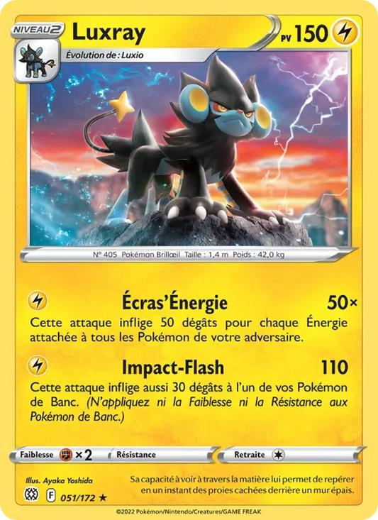 Luxray Reverse 051/172 - Stars Étincelantes