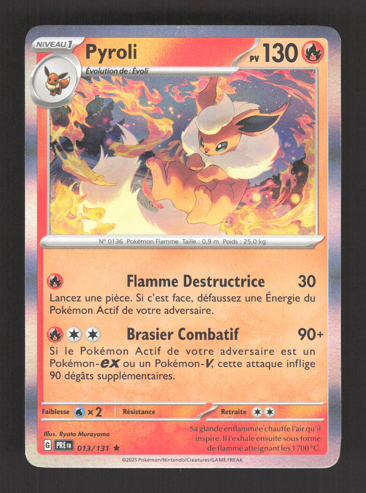 013/131 Pyroli HOLO - Évolutions Prismatiques