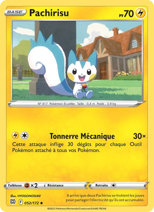 Pachirisu Reverse 052/172 - Stars Étincelantes