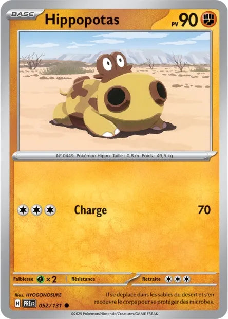 052/131 Hippopotas POKEBALL - Évolutions Prismatiques