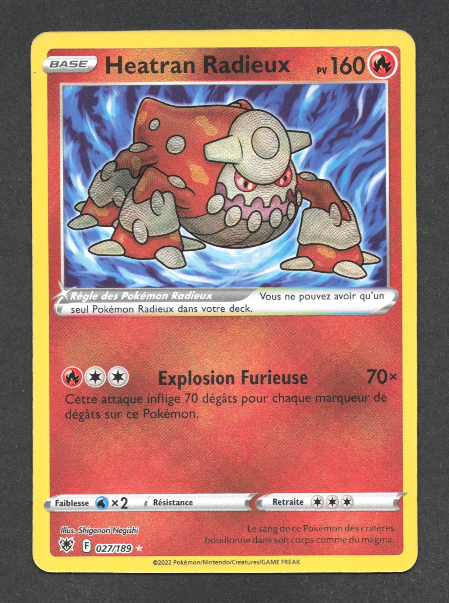 027/189 Heatran RADIEUX - Astres Radieux