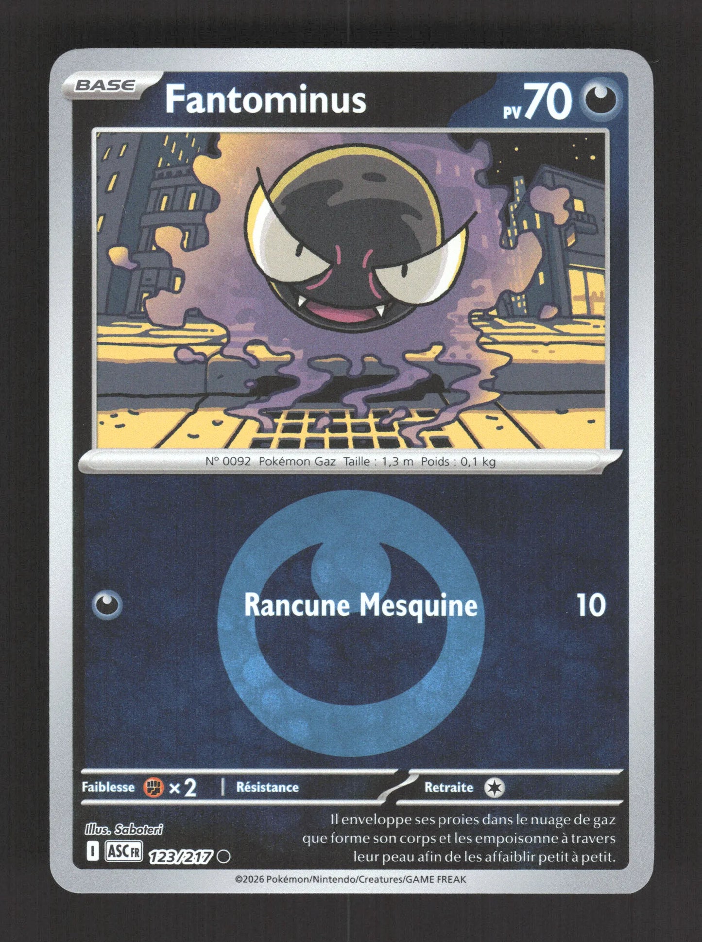 123/217 Fantominus REVERSE ENERGIE - Héros Transcendants