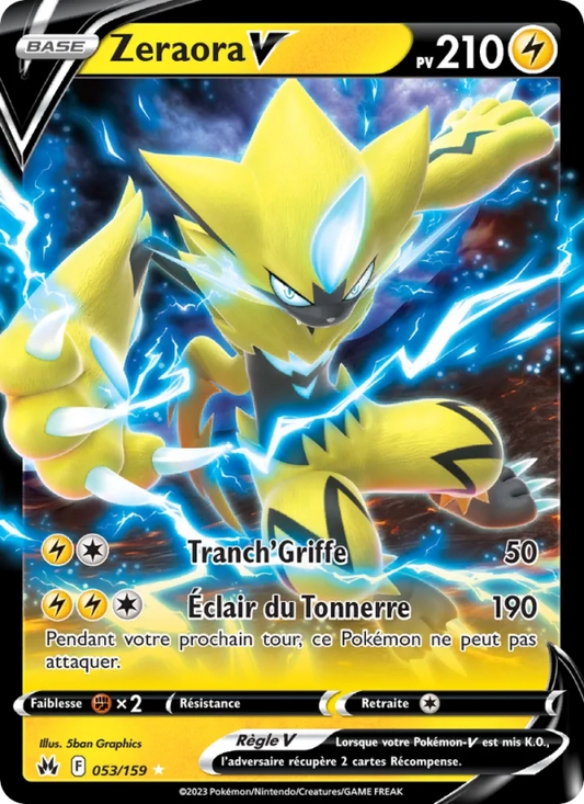 053/159 Zeraora V - Zénith Suprême