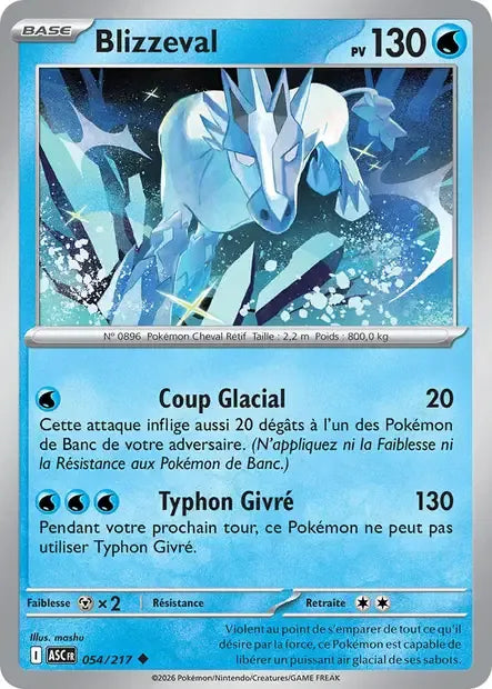 054/217 Blizzeval REVERSE ENERGIE - Héros Transcendants