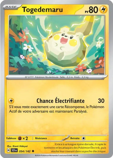 054/142 Togedemaru Reverse - Couronne Stellaire