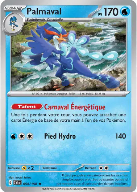 054/198 Palmaval HOLO SPARKLE - Écarlate et Violet - HOLO SPARKLE