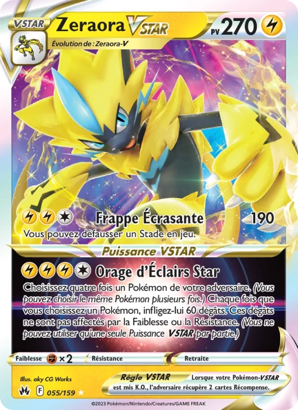 055/159 Zeraora VSTAR - Zénith Suprême