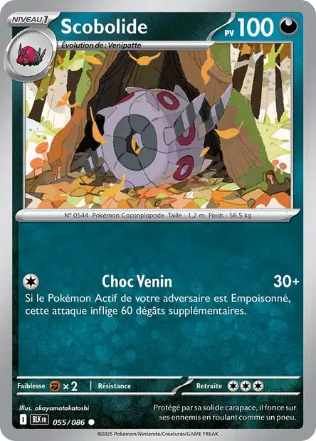055/086 Scobolide POKEBALL - Foudre Noire - Pokeball