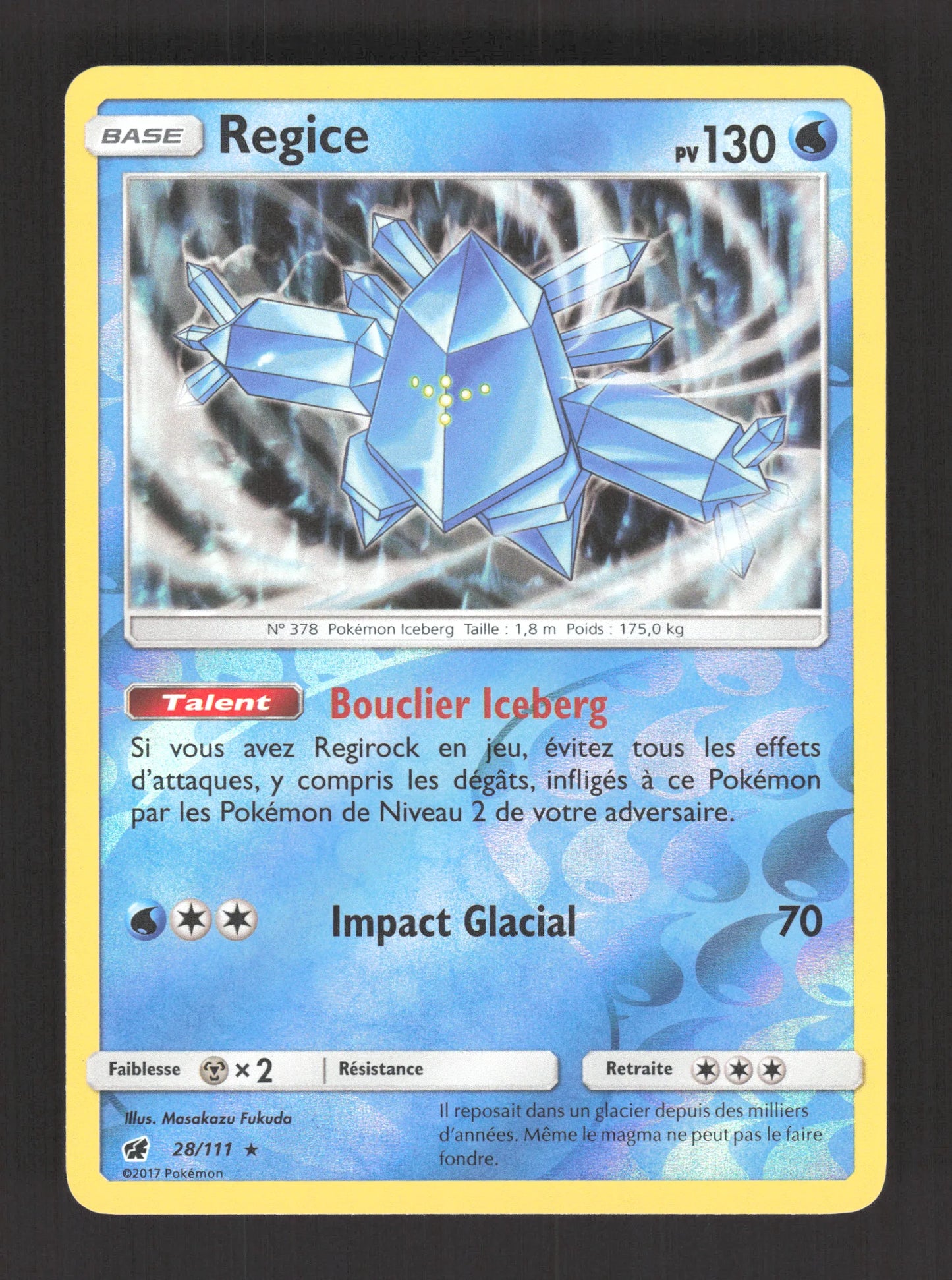 28/111 Regice REVERSE - Invasion Carmin