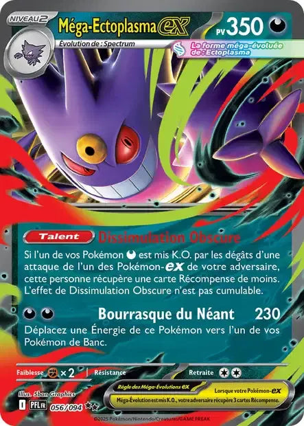 056/094 Mega Ectoplasma EX - Flammes Fantasmagoriques