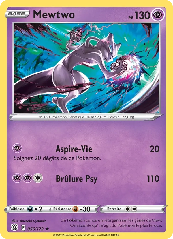 056/172 Mewtwo REVERSE - Stars Étincelantes