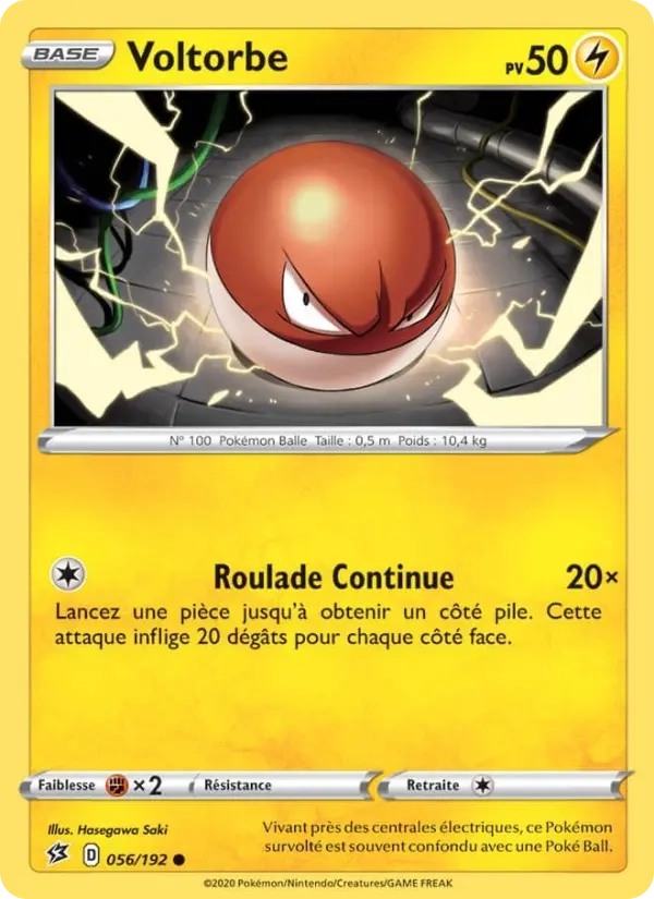 056/192 Voltorbe Reverse - Clash des Rebelles