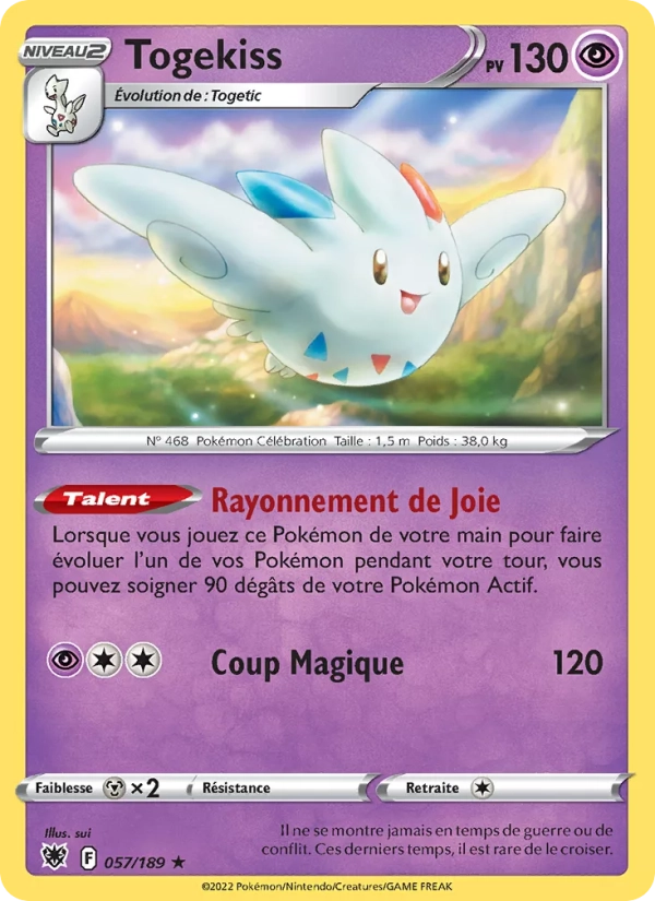 057/189 Togekiss Holo - Astres Radieux