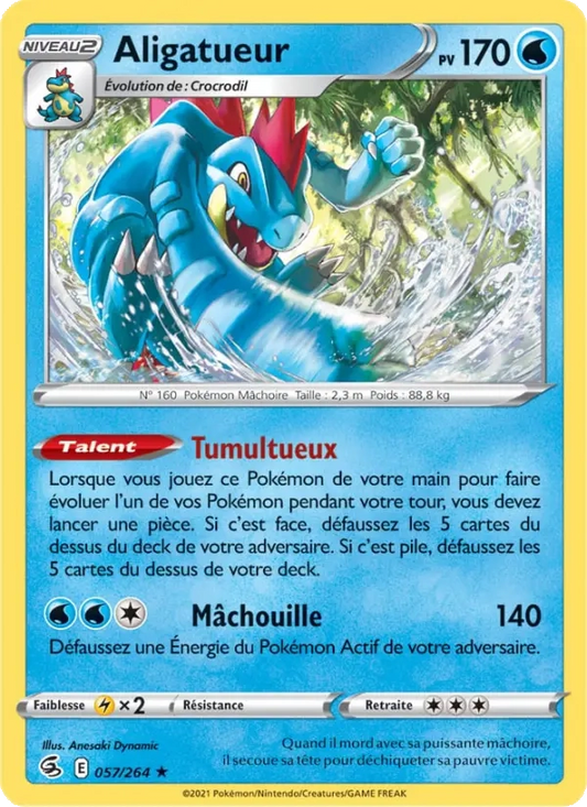 057/264 Aligatueur Reverse - Poing de Fusion