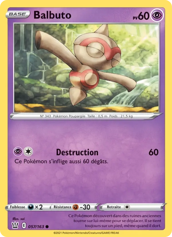 057/163 Balbuto Reverse - Styles de Combat