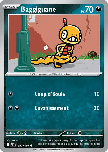 057/086 Baggiguane POKEBALL - Flamme Blanche - Pokeball