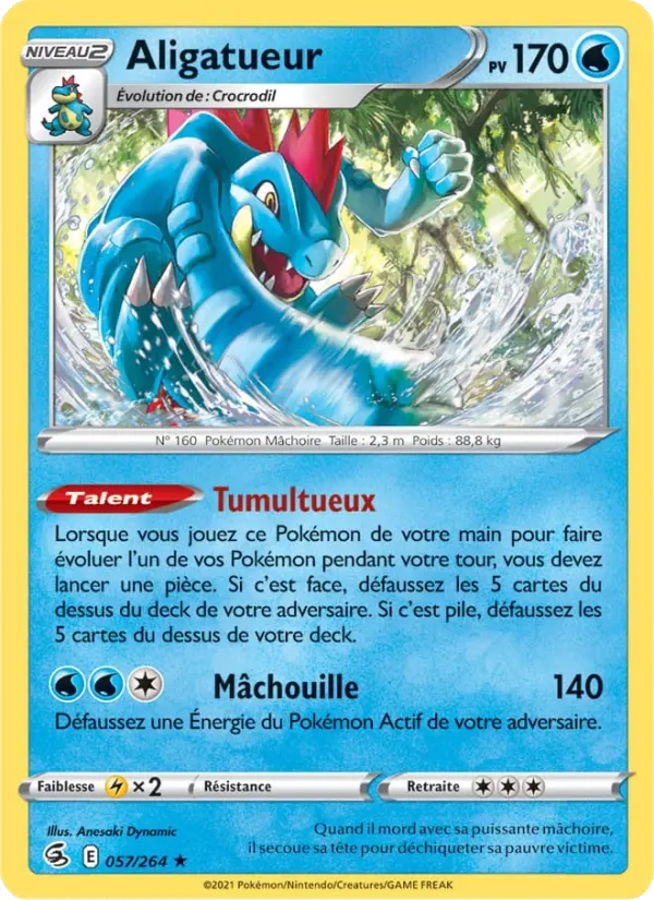 Aligatueur Holo 057/264 - Poing de Fusion