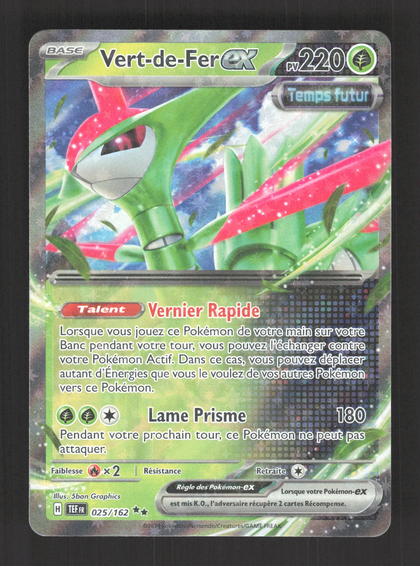 025/162 Vert de Fer EX - Forces Temporelles