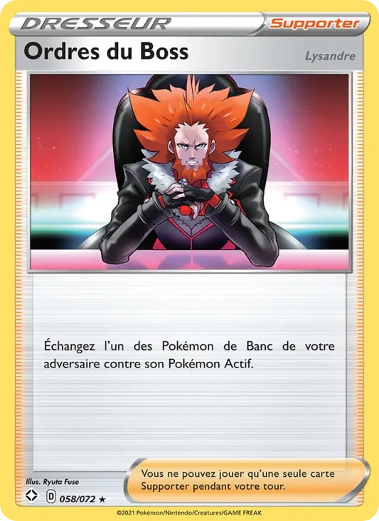 Ordres du Boss Reverse 058/072 - Destinées Radieuses