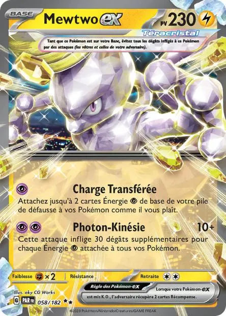 058/182 Mewtwo EX - Faille Paradoxe