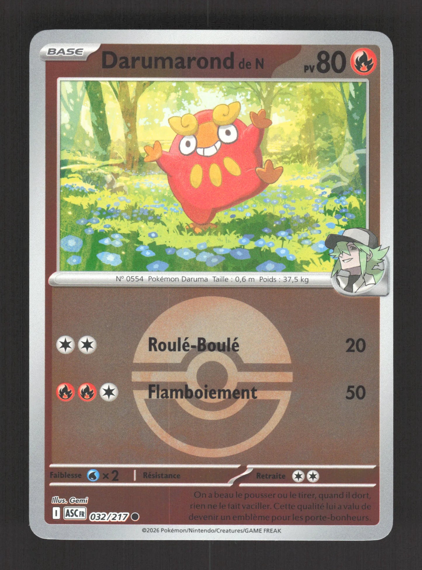 032/217 Darumarond POKEBALL - Héros Transcendants