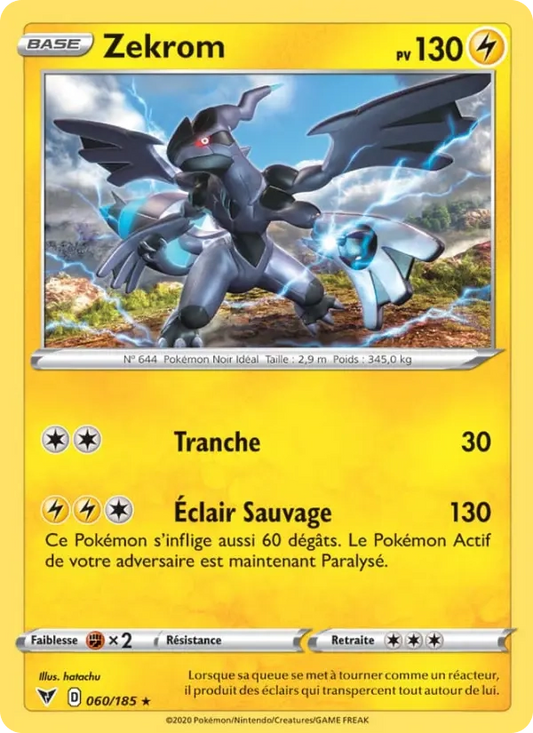 060/185 Zekrom REVERSE - Voltage Éclatant