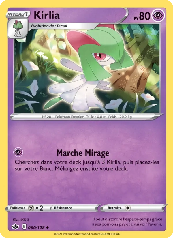 Kirlia Reverse 060/198 - Règne de Glace