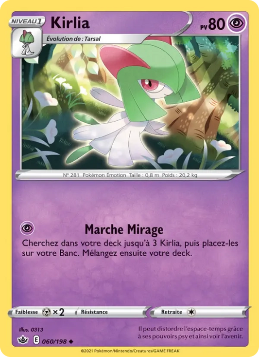 Kirlia Reverse 060/198 - Règne de Glace