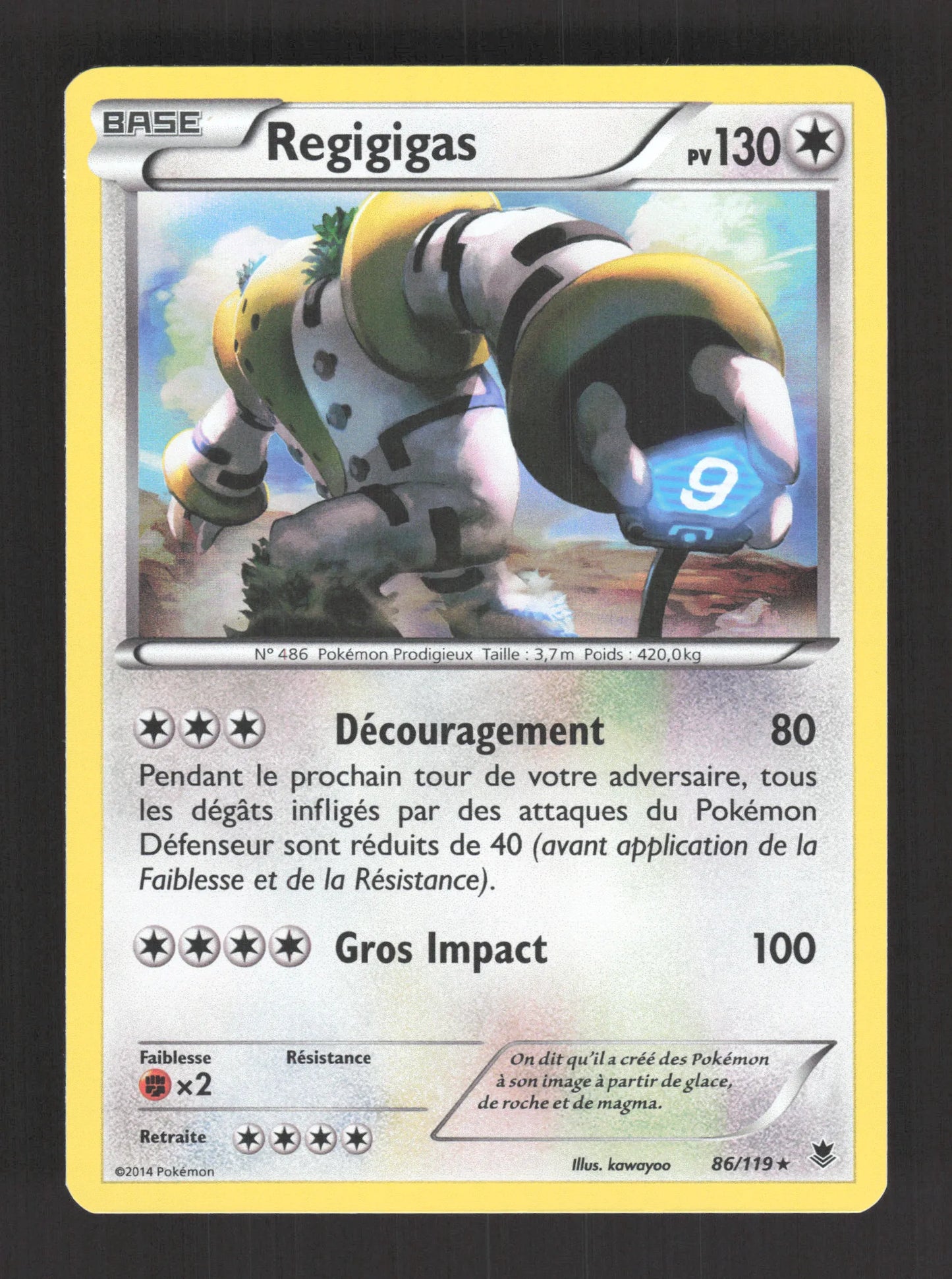 86/119 Regigigas HOLO - Vigueur Spectrale