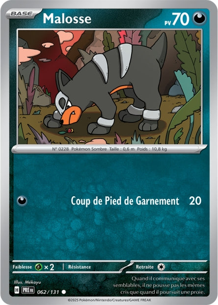 062/131 Malosse POKEBALL - Évolutions Prismatiques