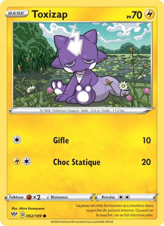 062/189 Toxizap Reverse - Ténèbres Embrasées