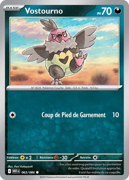 063/086 Vostourno POKEBALL - Flamme Blanche