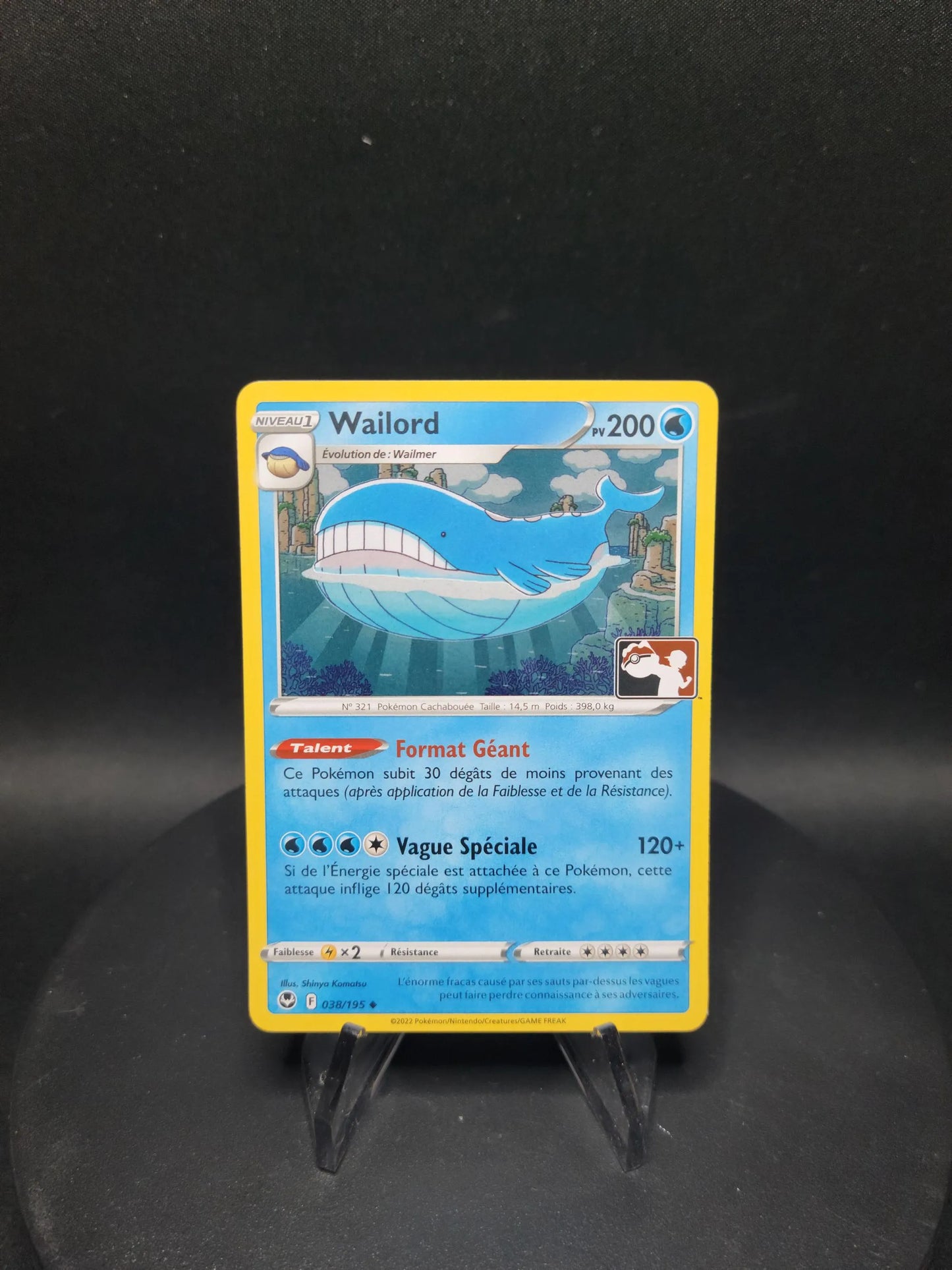 038/195 Wailord HOLO PLAY - Pokemon Play