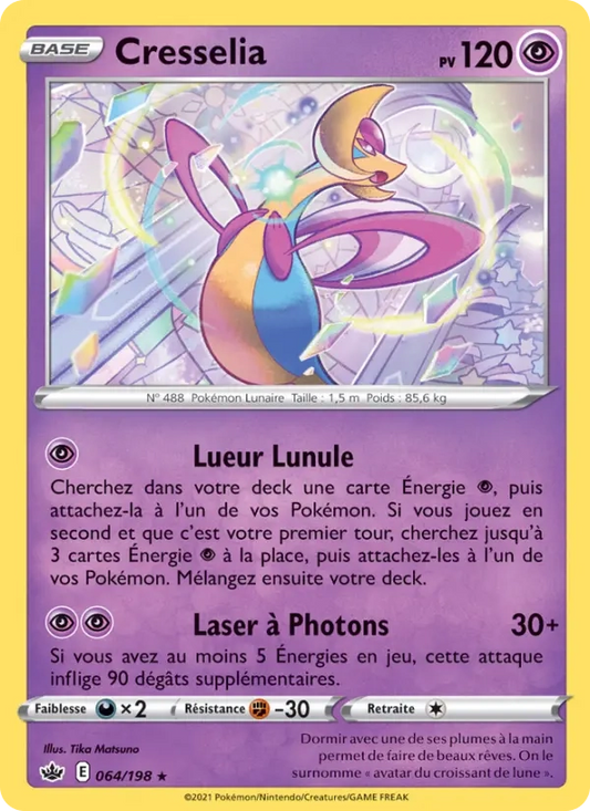 064/198 Cresselia Reverse - Règne de Glace