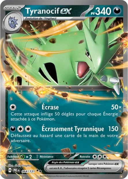 064/131 Tyranocif EX - Évolutions Prismatiques