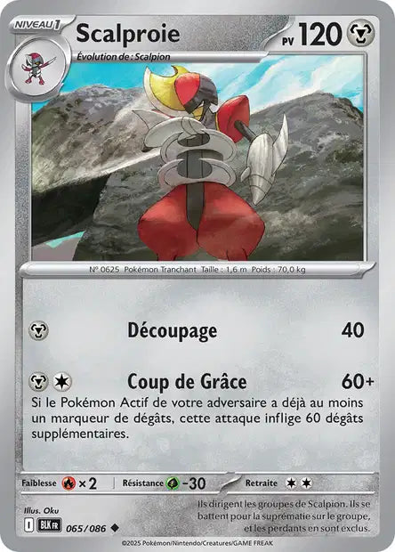 065/086 Scalproie POKEBALL - Foudre Noire