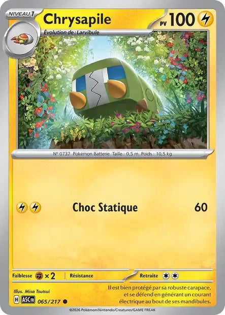 065/217 Chrysapile POKEBALL - Héros Transcendants