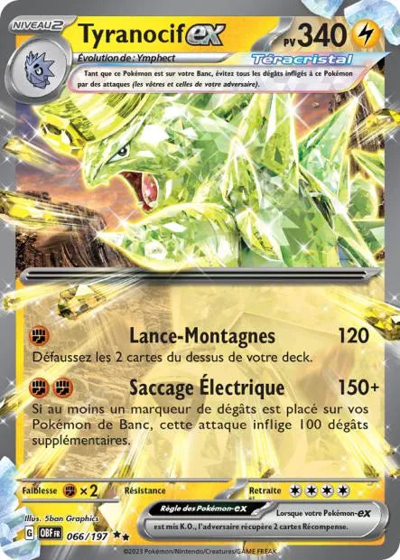 066/197 Tyranocif EX - Flammes Obsidiennes