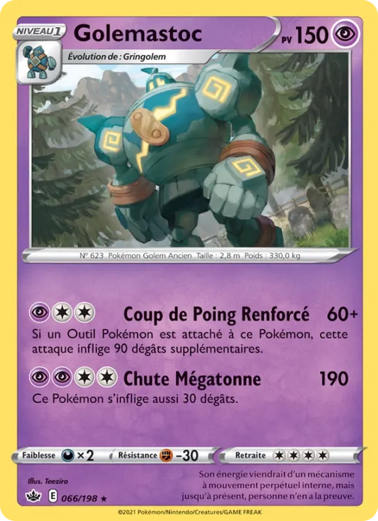 066/198 Golemastoc Reverse - Règne de Glace