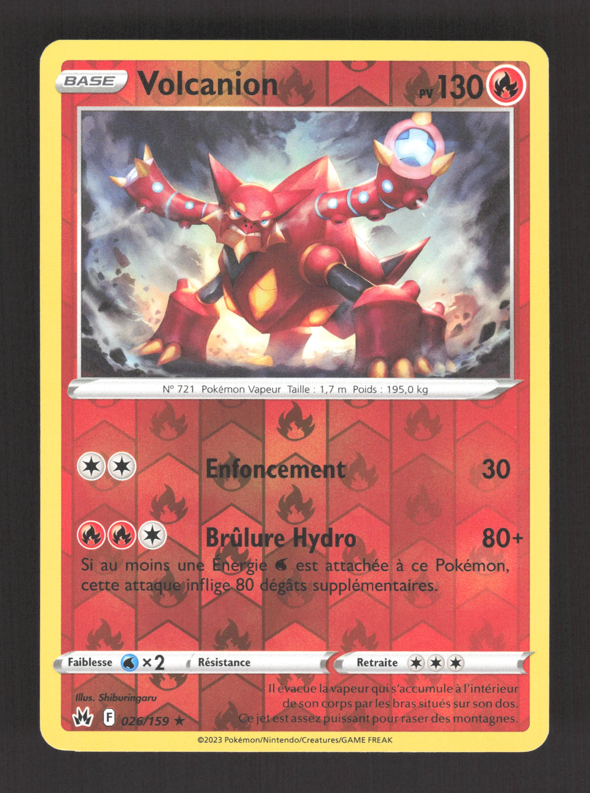 026/159 Volcanion REVERSE - Zénith Suprême