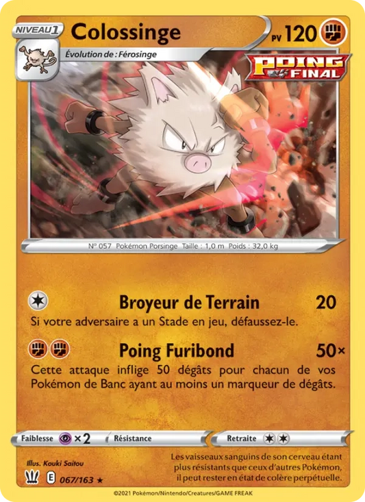 067/163 Colossinge Reverse - Styles de Combat