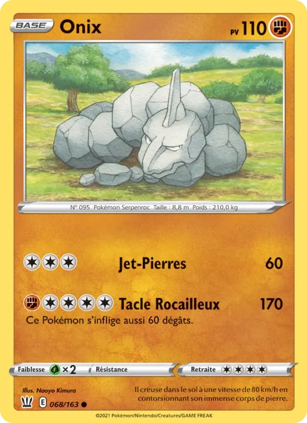 068/163 Onix Reverse - Styles de Combat