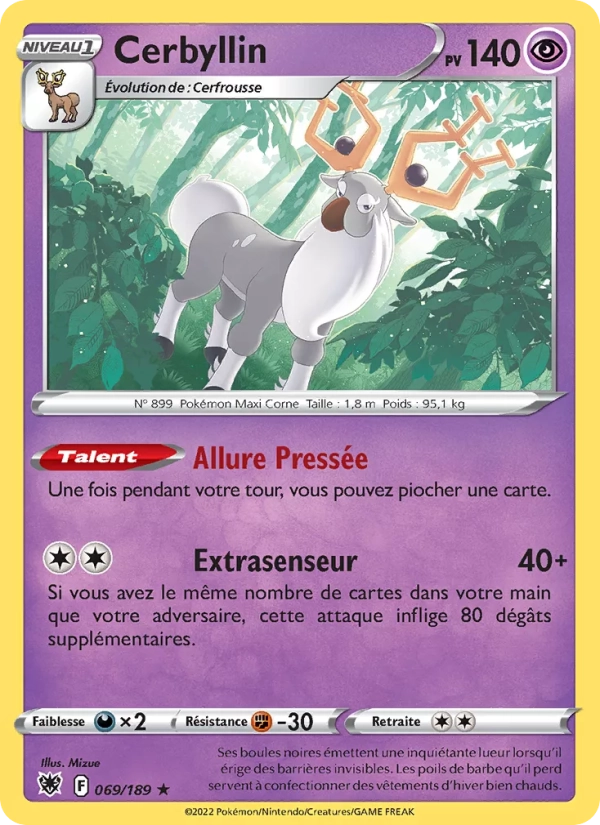 069/189 Cerbyllin Holo - Astres Radieux