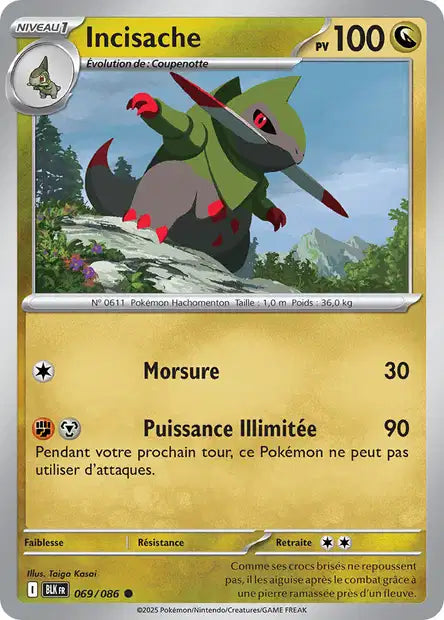 069/086 Incisache POKEBALL - Foudre Noire - Pokeball