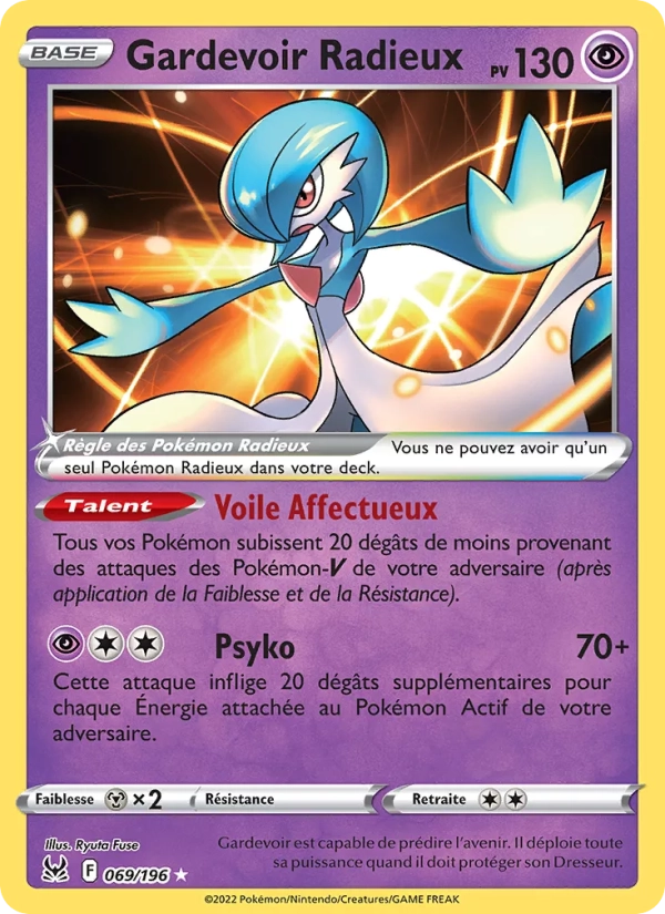 069/196 Gardevoir RADIEUX - Origine Perdue