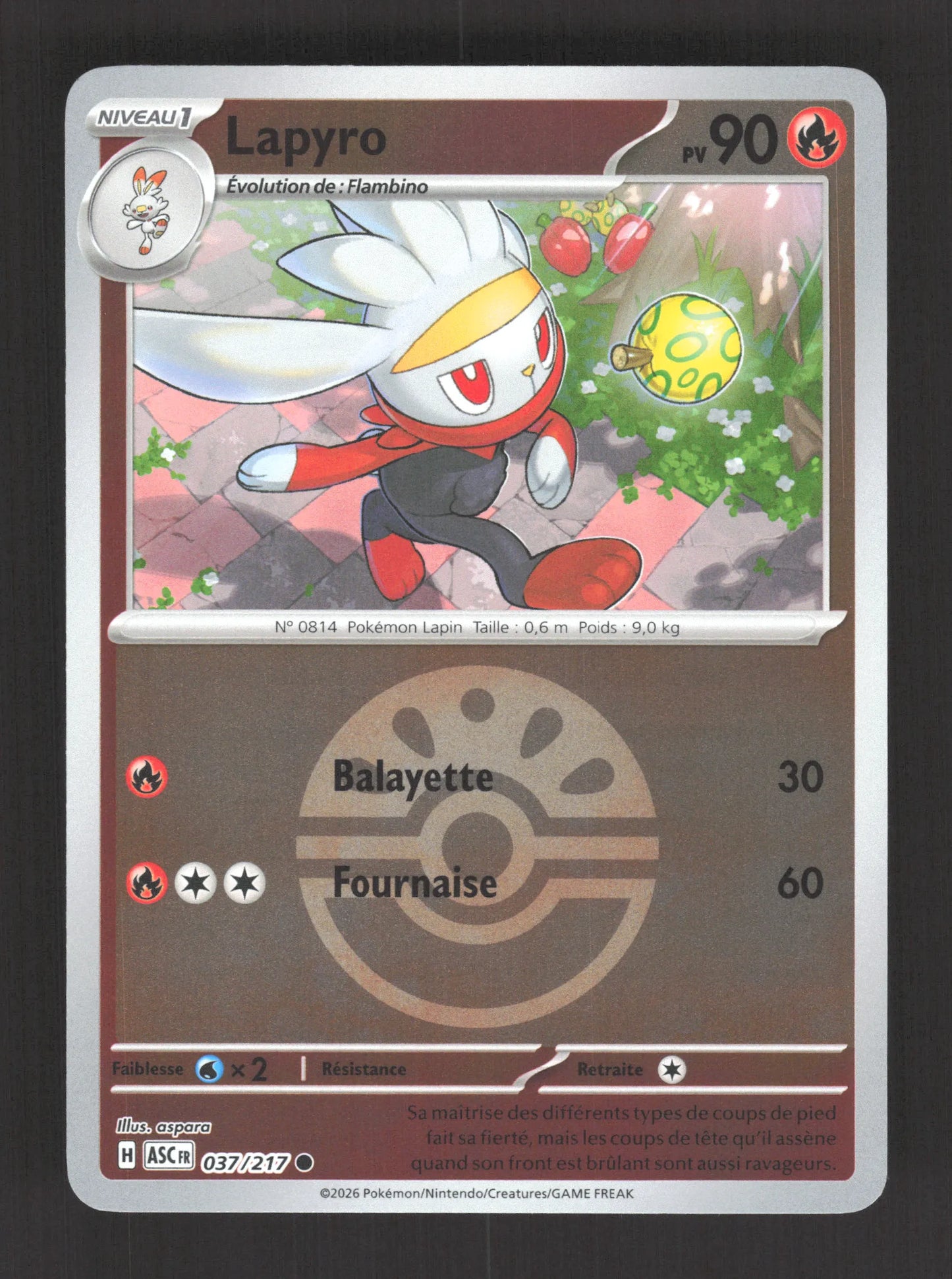 037/217 Lapyro POKEBALL - Héros Transcendants